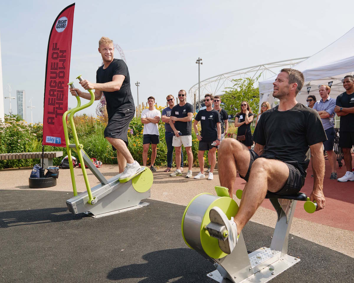 TGO-Gyms-Freddie-Flintoff-Jamie-Redknapp-Right-Guard-Queen-Elizabeth-Olympic-Park