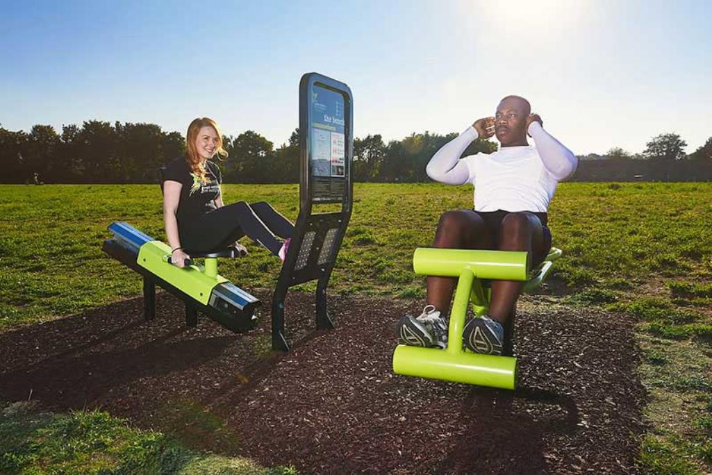 Leg Press / Bench The Great Outdoor Gym Company
